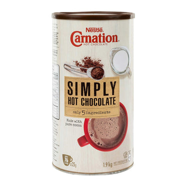 Image of Carnation Simply Hot Chocolate - 1 x 1.9 Kilos